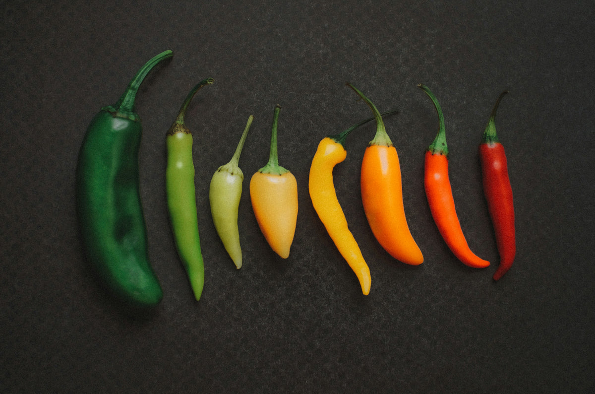 Peppers (mix of hot and sweet)